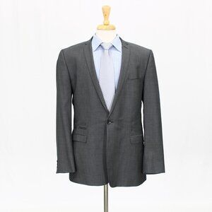 Gibson London 42R Gray HB 1-Button Sport Coat Blazer Jacket G025